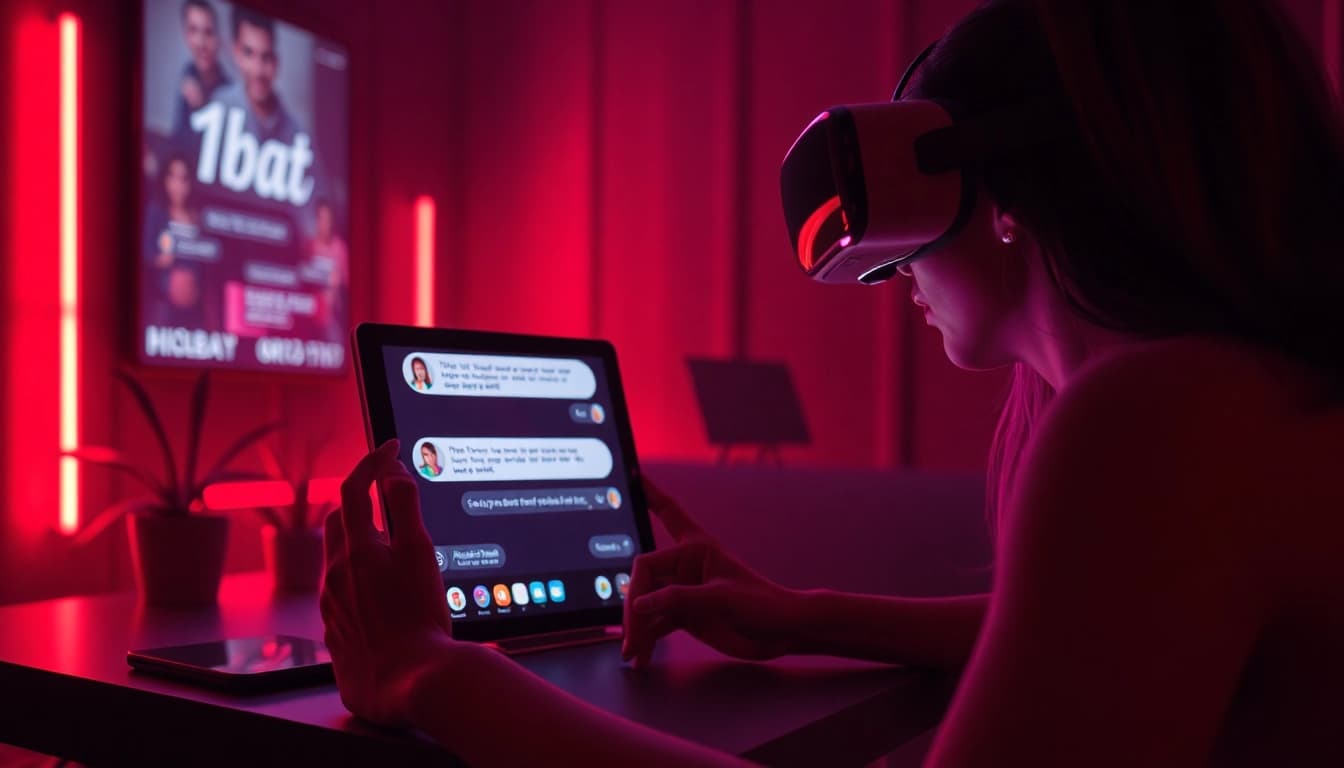 Engaging NSFW chat experience showcasing intimate AI interactions in a modern setting.
