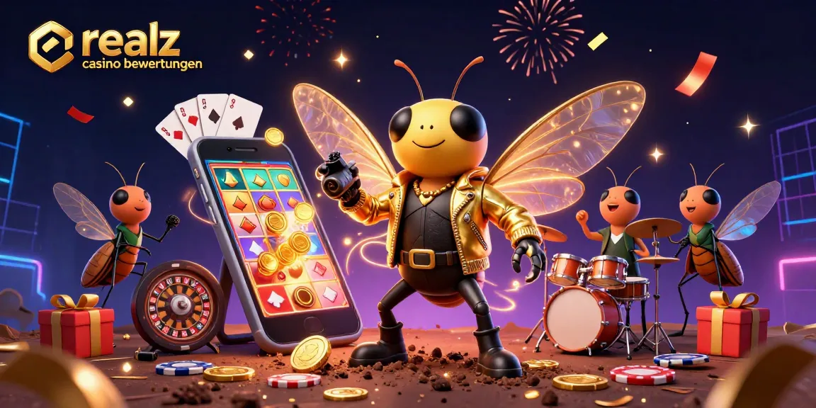 Erleben Sie realz casino bewertungen mit pulsierenden Spielelementen und feierlicher Energie in einem animierten Casino-Szenario.