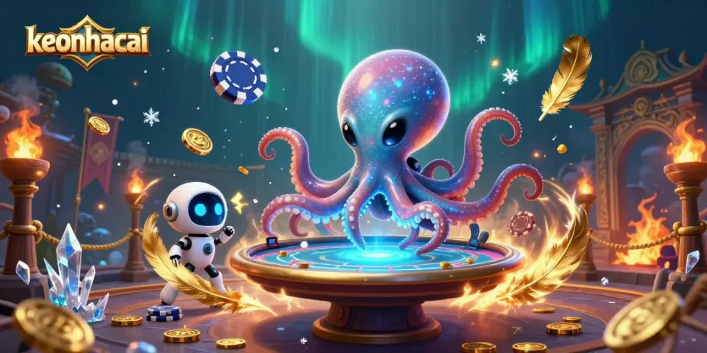 Engage with keonhacai while experiencing dynamic poker scenes with exciting casino elements.