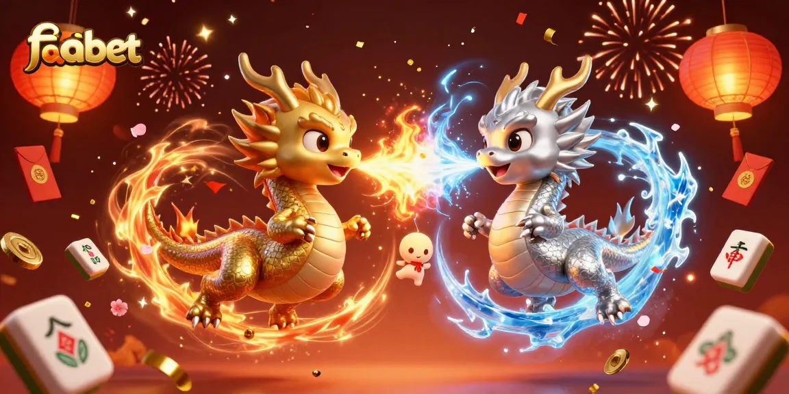 Engage with fabet's vibrant gaming scene featuring magical 3D dragons and casino elements.