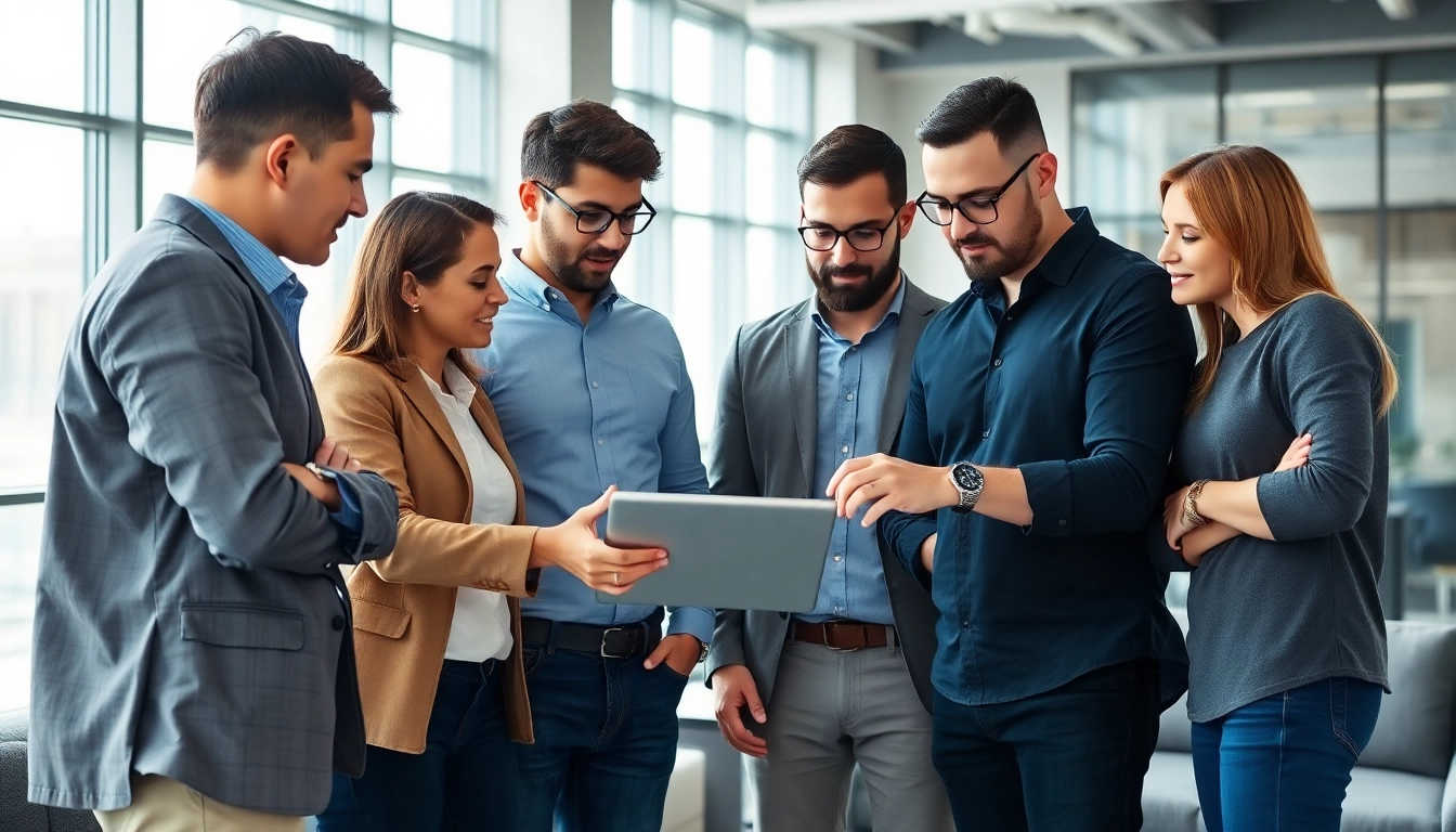 Headhunter Ingenieure beraten Ingenieure in einem modernen Büro und fördern die Zusammenarbeit.