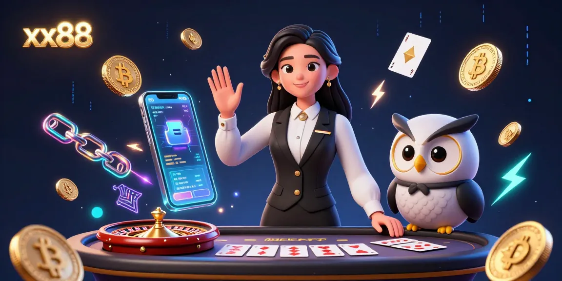 Join the excitement at xx88 with vibrant gaming action featuring dealers and crypto elements.